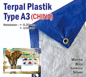 TERPAL PLASTIK A3 CHINA