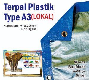 TERPAL PLASTIK A3 LOKAL